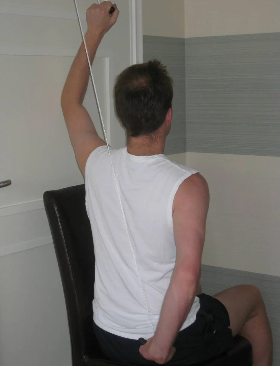 schouder katrol oefeningen