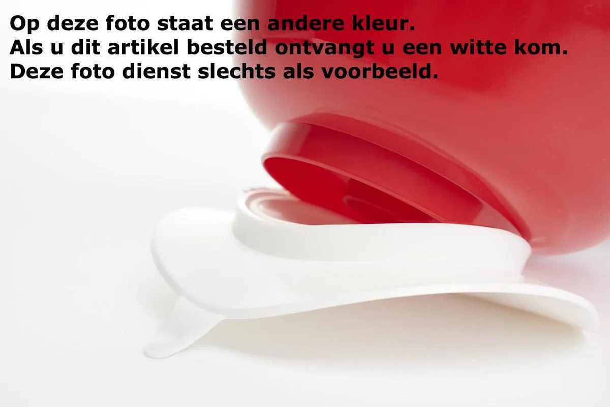 Scooper bowl met zuignap Wit