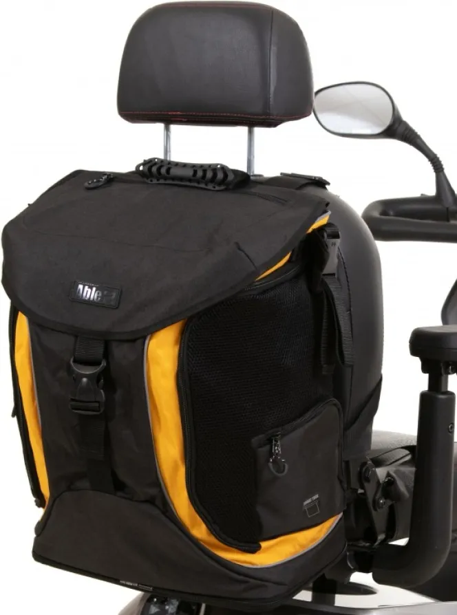 scootmobiel tas torba go zwart geel