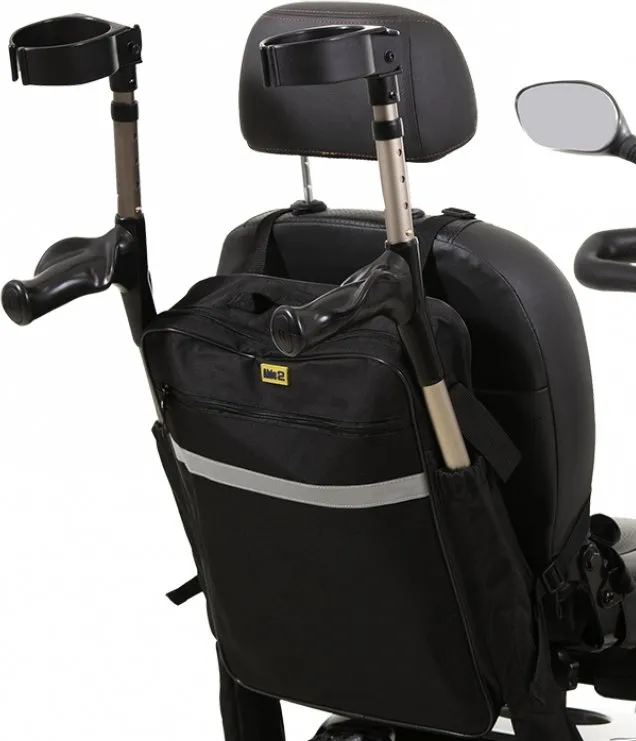 Scootmobiel tas Zwart met stokhouder