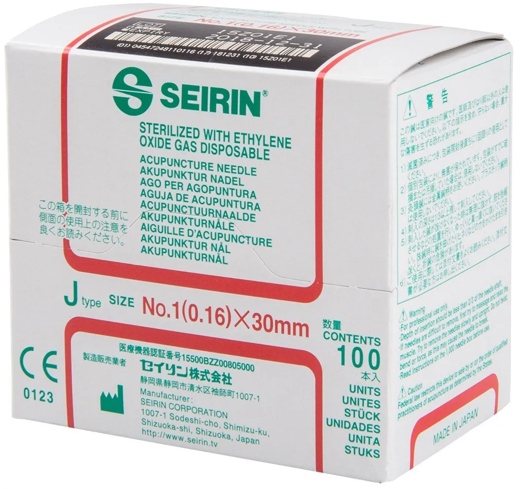 Seirin J-Type no 1 Dry Needling 0,16 x 30 mm