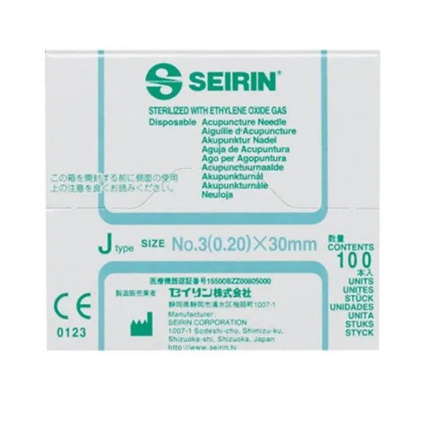 Seirin J-Type no 3 Dry Needling 0,20 x 30 mm