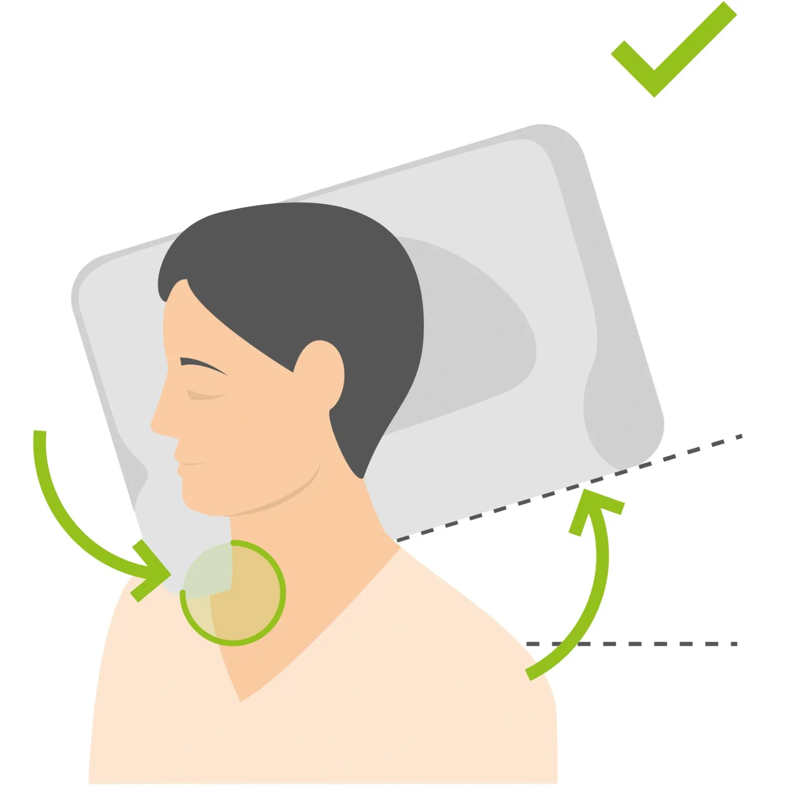 Sissel hoofdkussen Soft - Medium