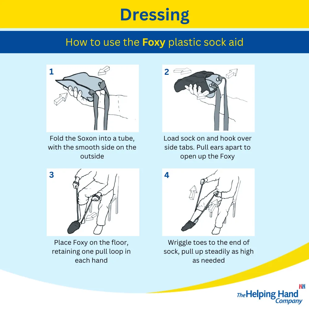sok aantrekhulp foxy gebruiksaanwijzing