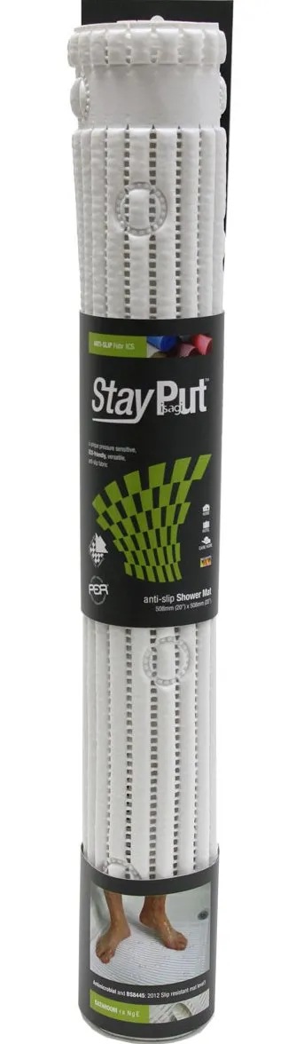 Antislipmat douche Wit StayPut