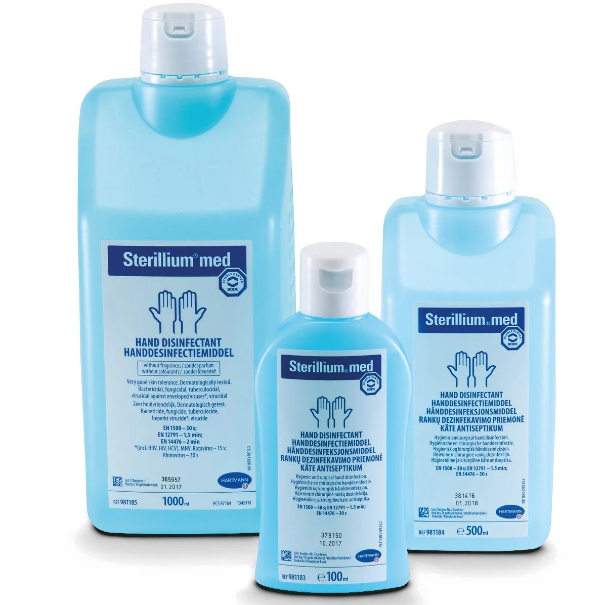 Sterillium Med 1 liter 10 stuks handalcohol