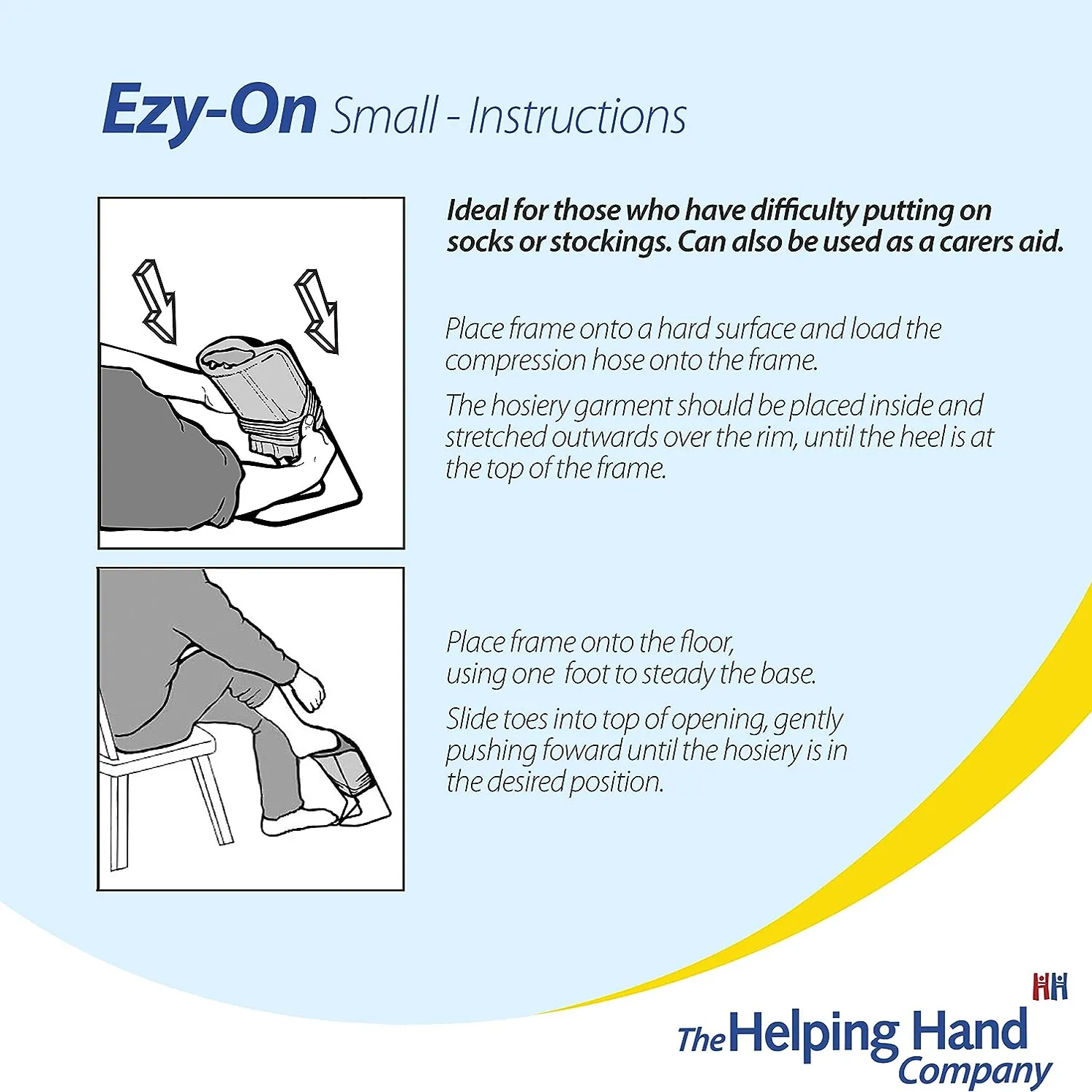 steunkousen aantrekhulp gebruiken