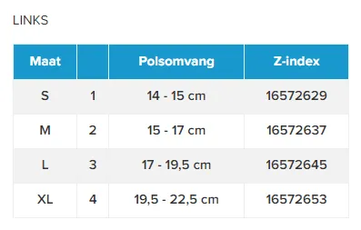 Polsbrace Manus Classic Cellacare XLarge Links