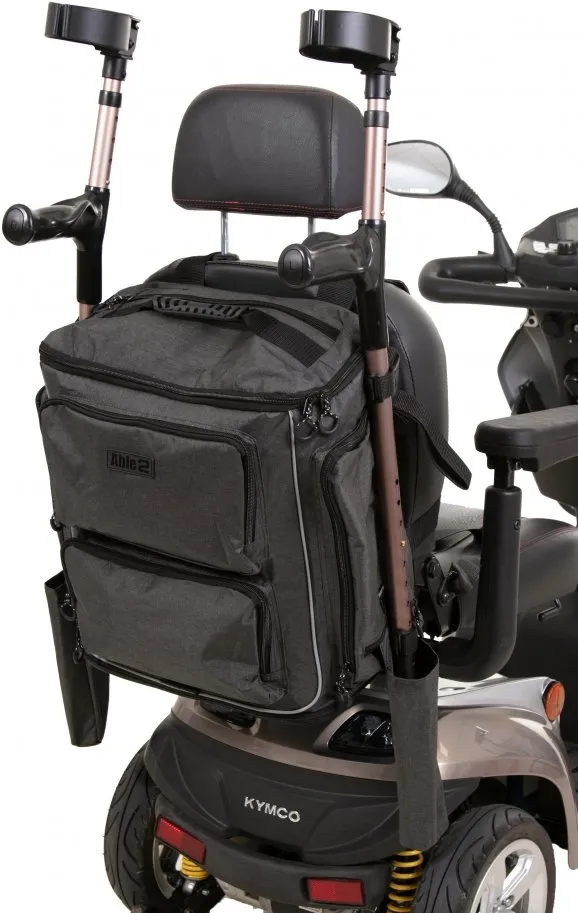 tas voor scootmobiel torba luxe grijs
