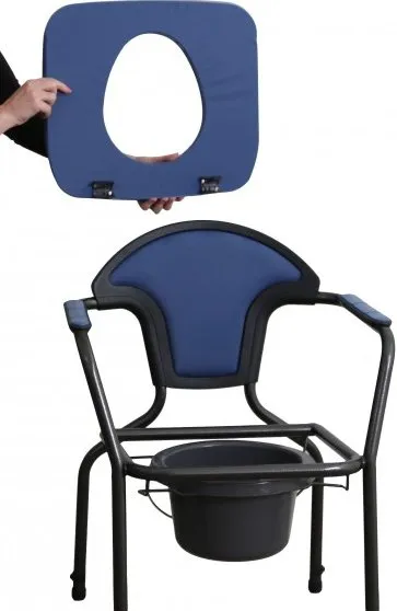 Toiletstoel verstelbaar Blauw