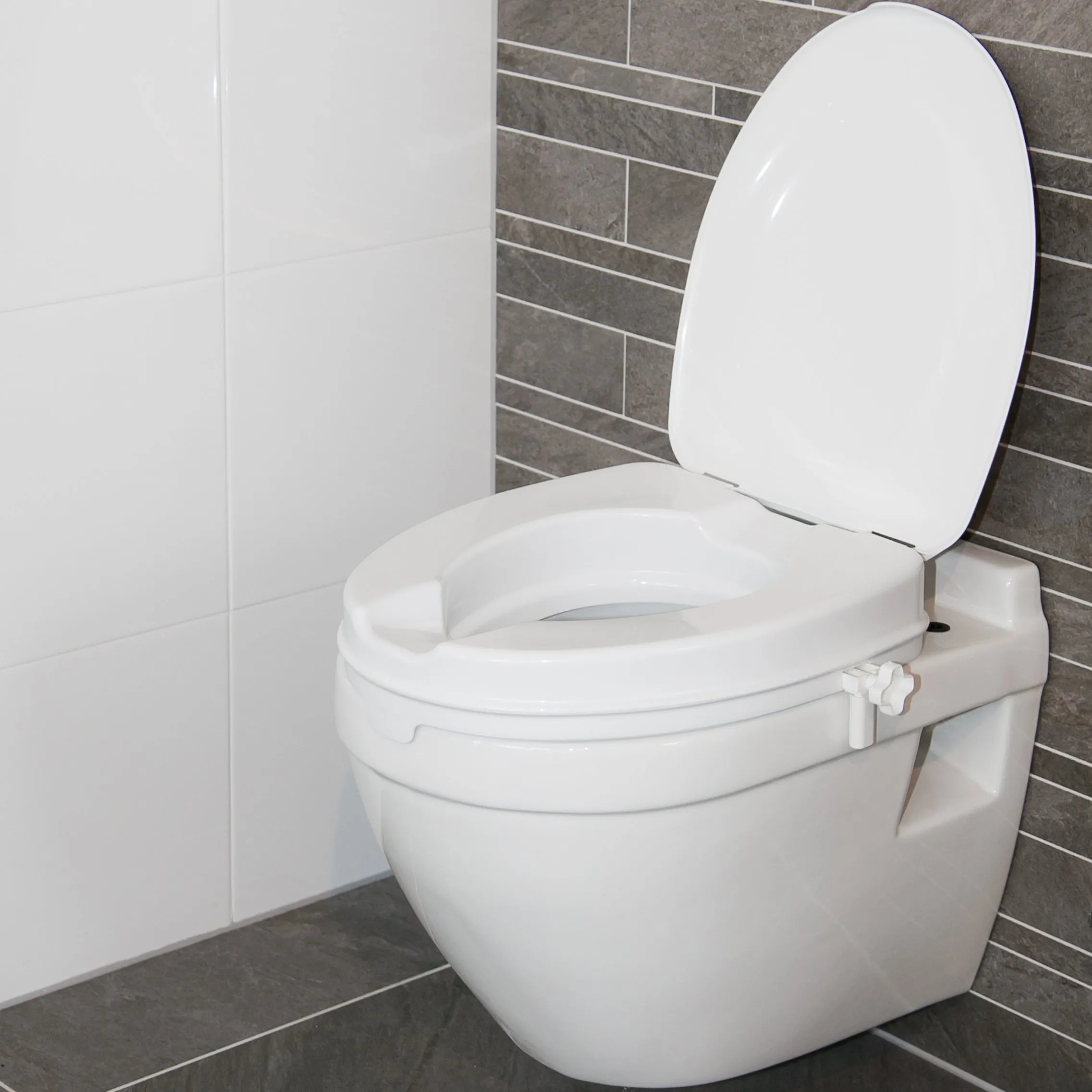 Toiletverhoger met deksel 5 cm