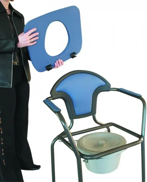 Toiletstoel verstelbaar Blauw