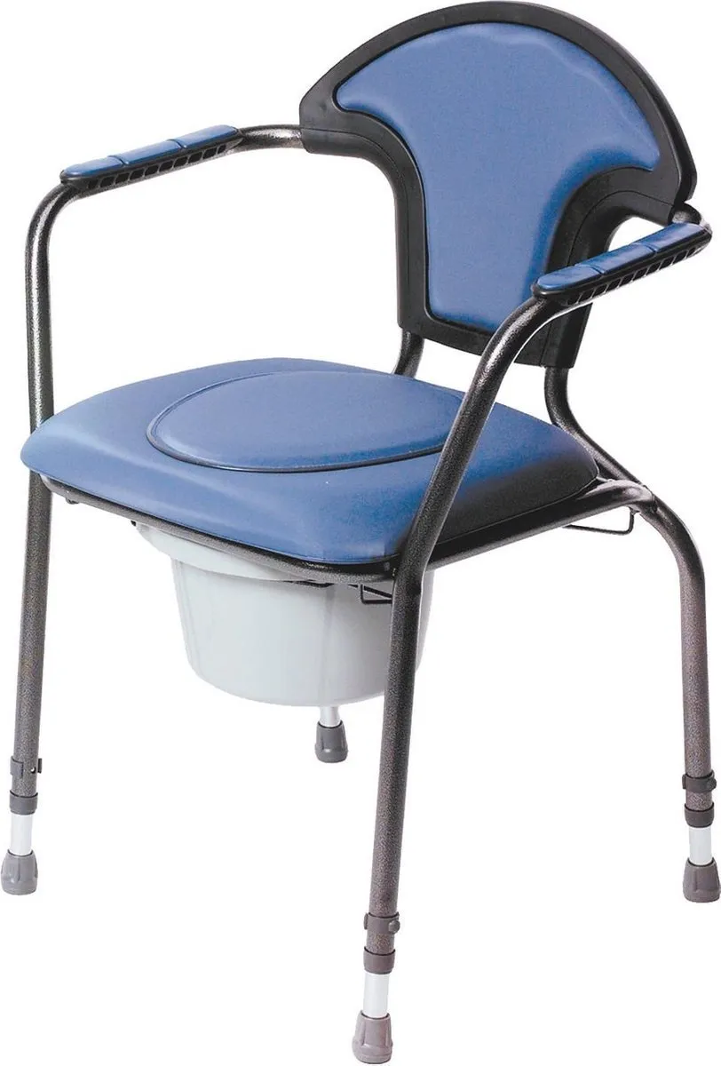 Toiletstoel verstelbaar Blauw