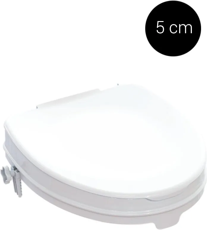 Toiletverhoger met deksel 5 cm