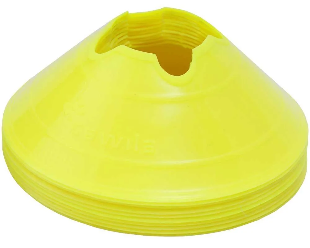 Trainingshoedjes Medium 10 st Neon Geel Ø 20 cm Cawila