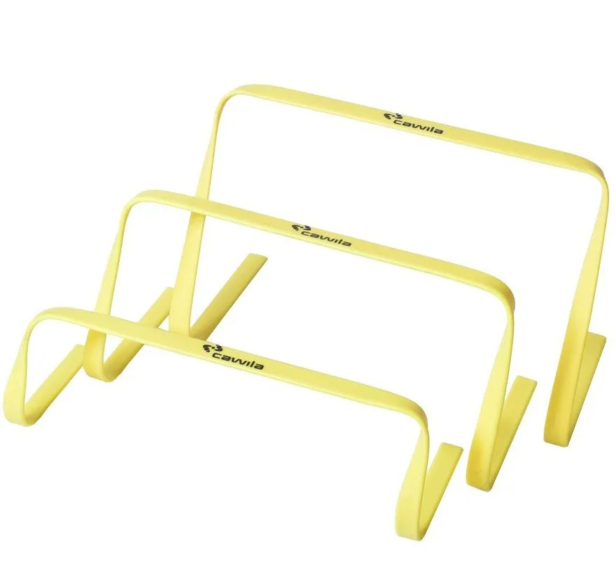 Flexibele trainingshorden 15 cm Geel Cawila