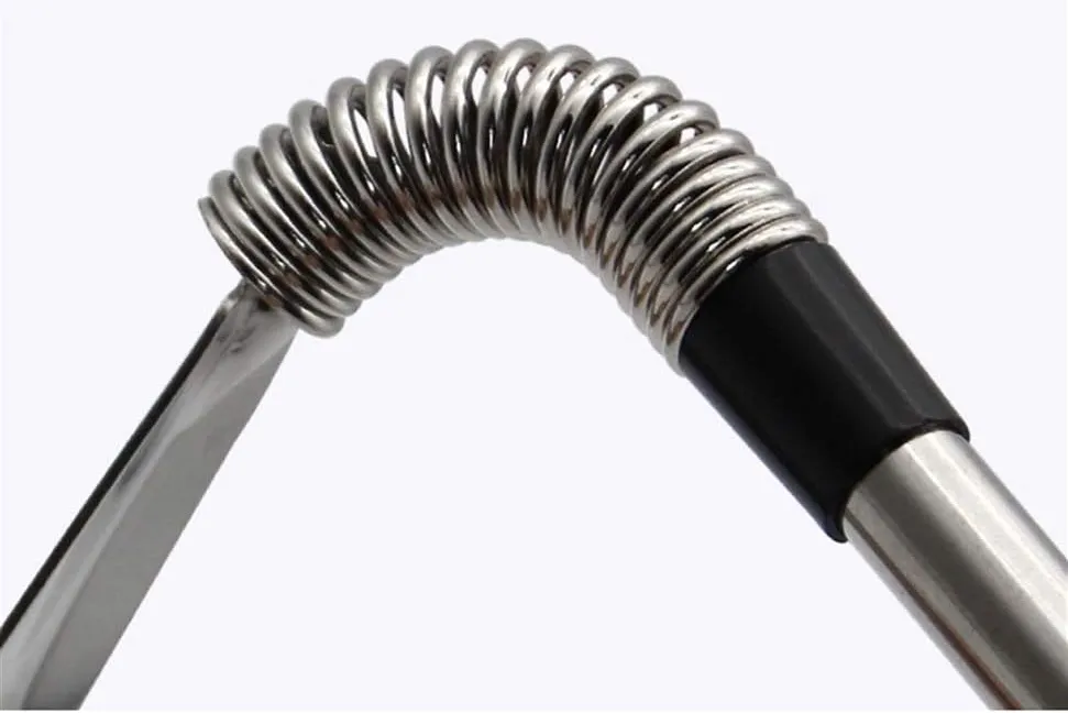 uitschuifbare schoenlepel detail veer