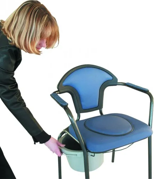 Toiletstoel verstelbaar Blauw