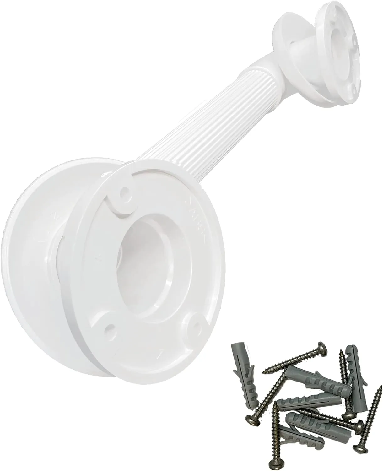 wandbeugel wit bevestigingsmateriaal