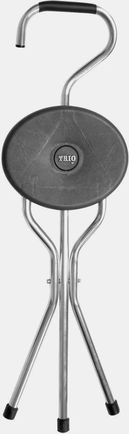 wandelstok met zitting trio popular