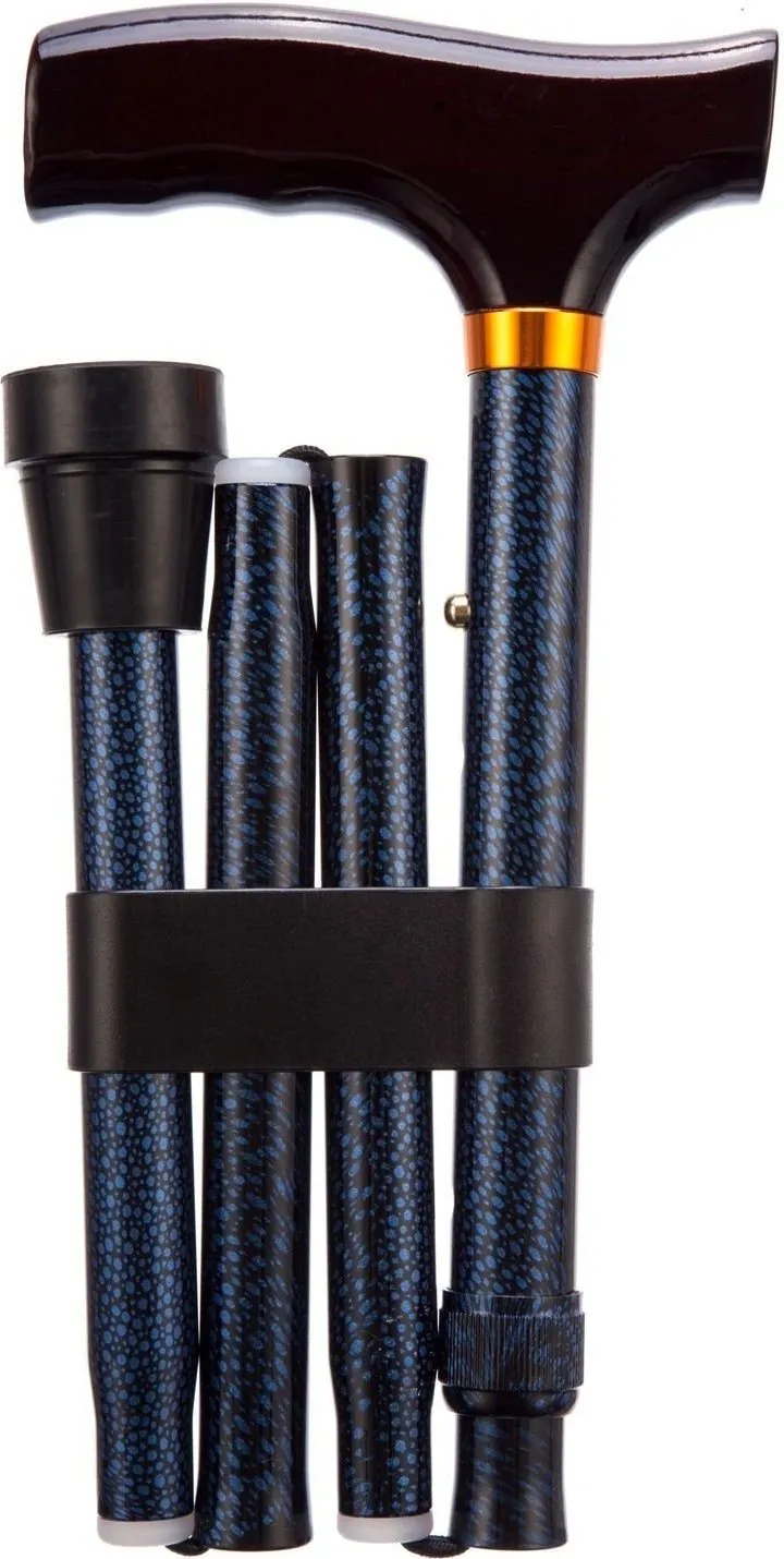 Wandelstok opvouwbaar Blue Ice Kort