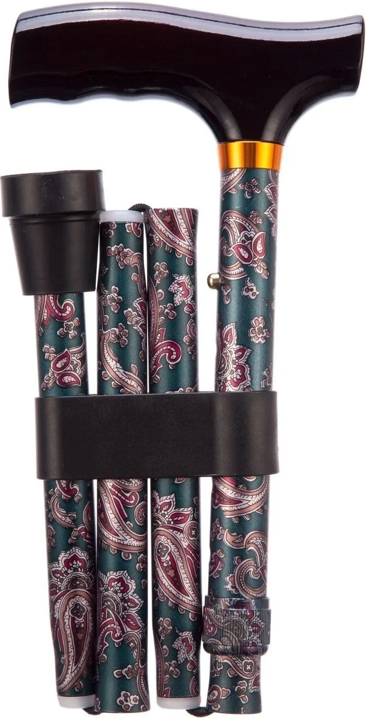Wandelstok opvouwbaar Paisley