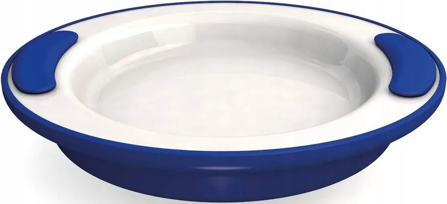 Warmhoudbord Ornamin Blauw-Wit