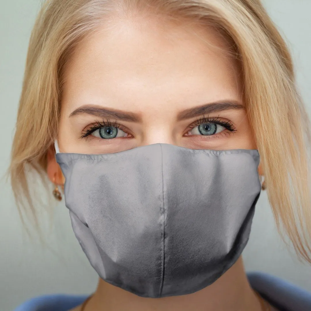 Wasbaar mondkapje stof Wit