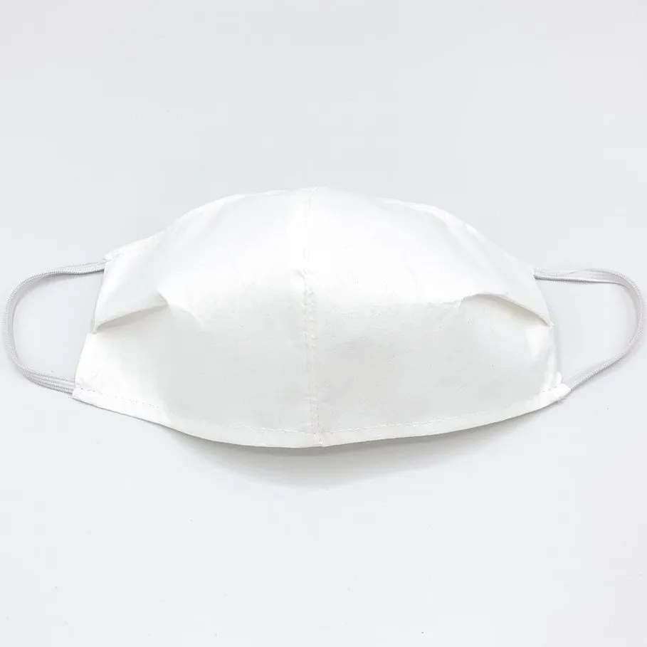 Wasbaar mondkapje stof Wit