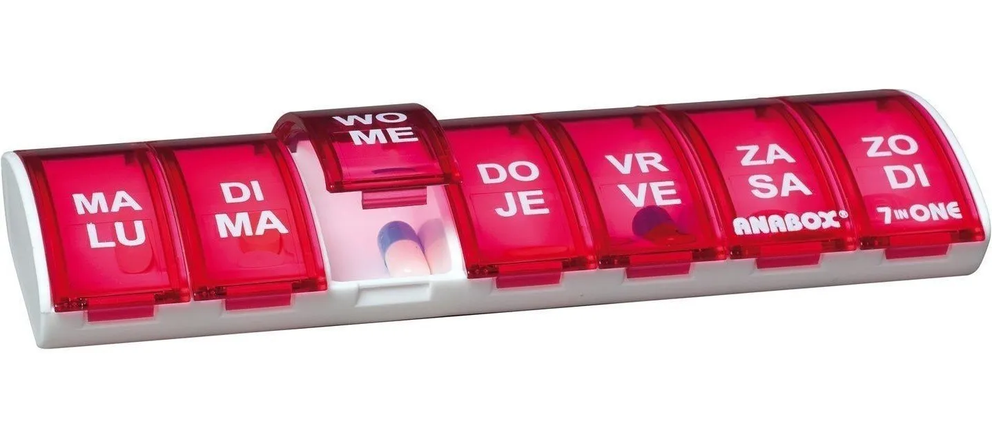 Anabox week box Rood