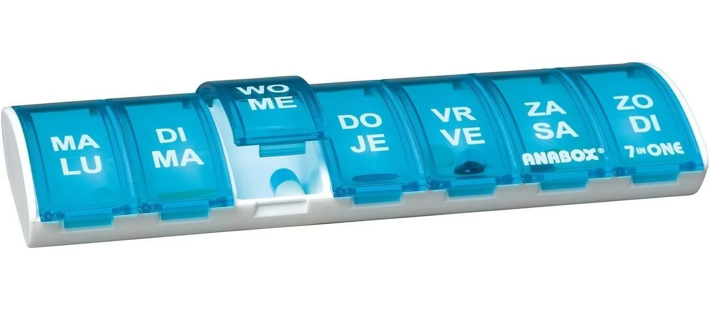 Anabox 7 in One weekbox Blauw