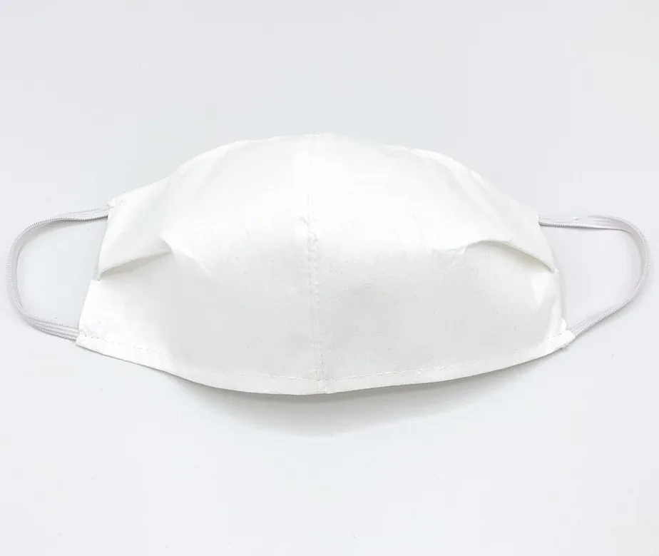 Wasbare mondkapjes stof Wit 50 stuks